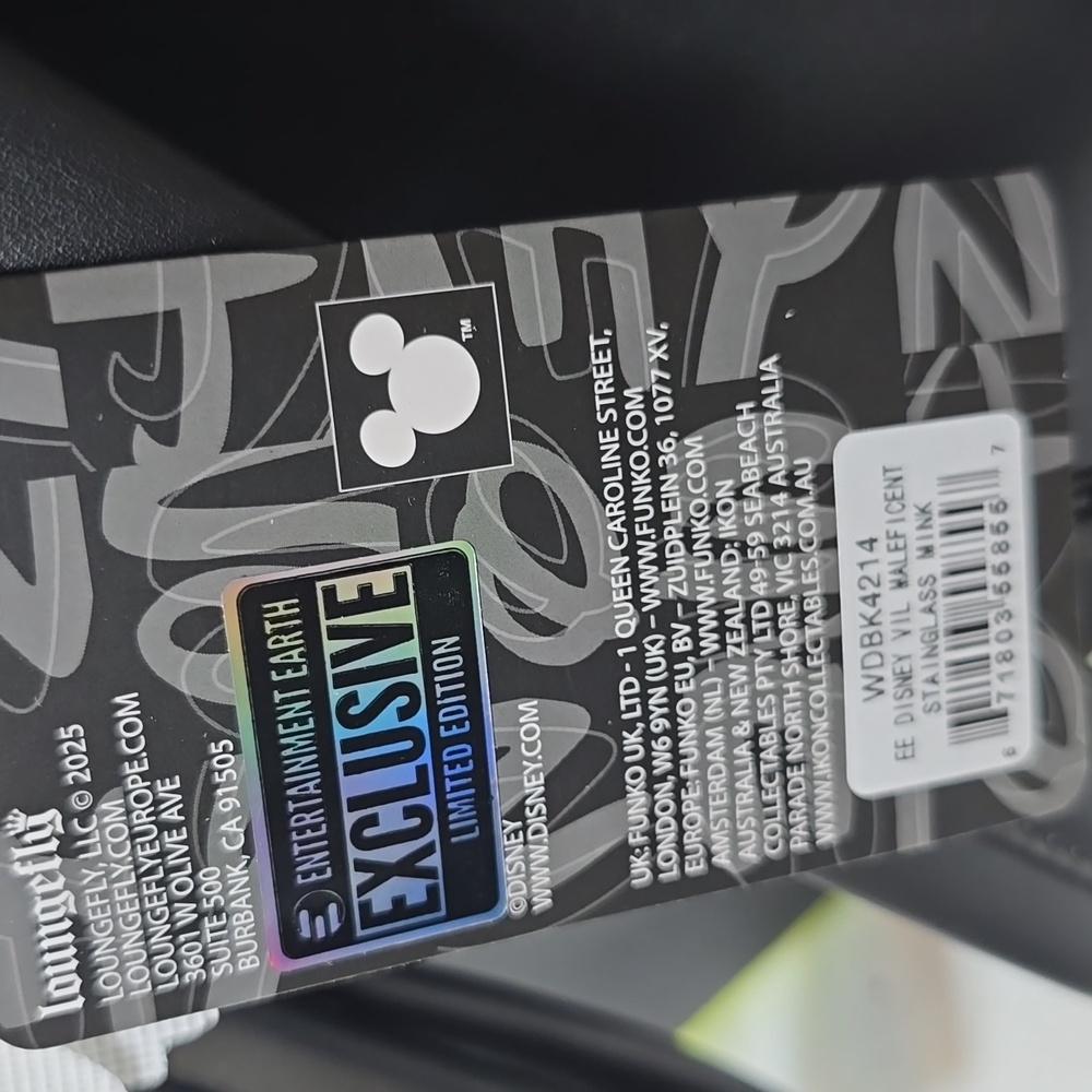 Loungefly Maleficent Stained Glass Mini Backpack Grail LE Exclusive - Picture 7 of 7